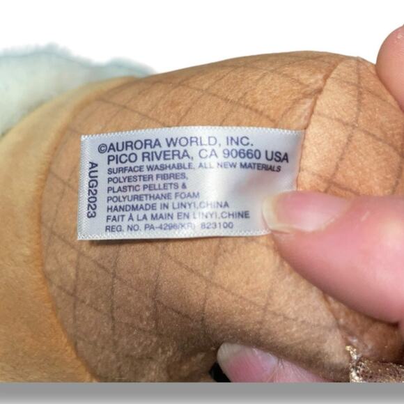 Aurora Plush Mint To Be Ice Cream Wit Stuffed Animal Just Sayin Bedroom Decor 8" - Picture 12 of 14